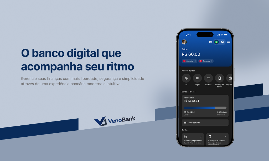 VenoBank — App screenshots
