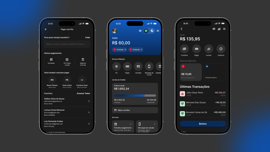VenoBank Mockups